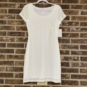 Isaac Mizrahi Short Sleeve Lace Dress